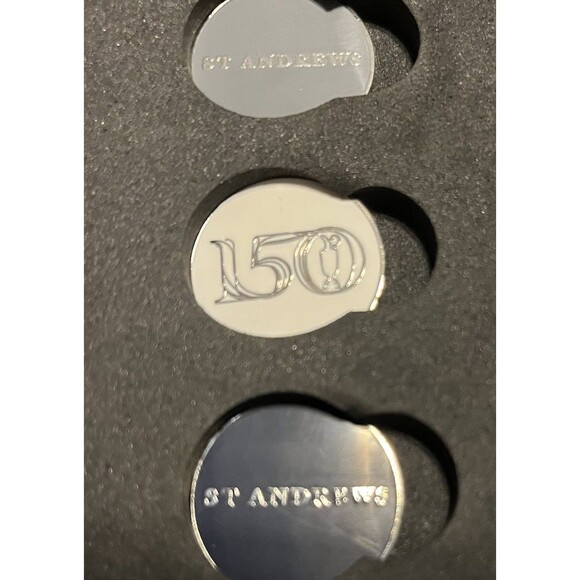 The Open 150th St Andrews Golf Gift Set Divot Tool & Ball Markers Commemorative - Picture 4 of 7